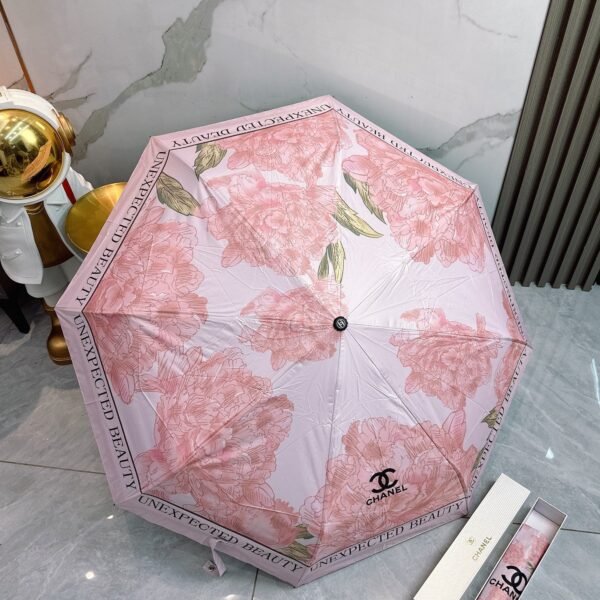Chanel parasol new summer umbrella outdoor umbrella fully automatic
