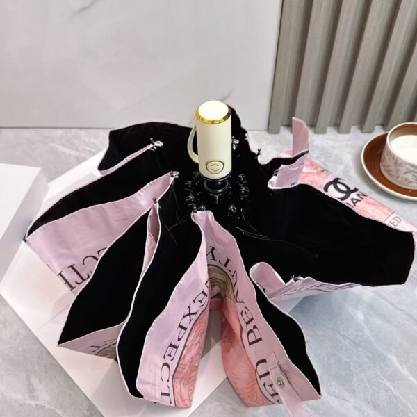 Chanel parasol new summer umbrella outdoor umbrella fully automatic