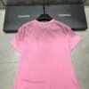 Acne Studios 1996 Letter Print Distressed Rhinestone Round Neck Short Sleeve T-shirt
