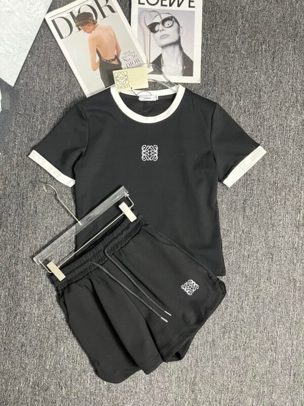 Loewe embroidered T-shirt and shorts set