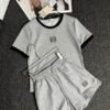 Loewe embroidered T-shirt and shorts set