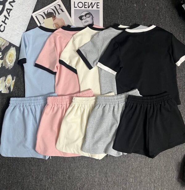 Loewe embroidered T-shirt and shorts set