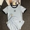 Loewe embroidered T-shirt and shorts set