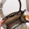 Dior Book tote butterfly fairy print embroidered jacquard tote bag with silk scarf