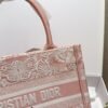 Dior Book tote butterfly fairy print embroidered jacquard tote bag with silk scarf