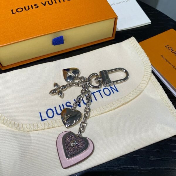 Louis Vuitton LV x TM Superflat Panda Keychain is a collaboration between the brand and Japanese artist Takashi Murakami