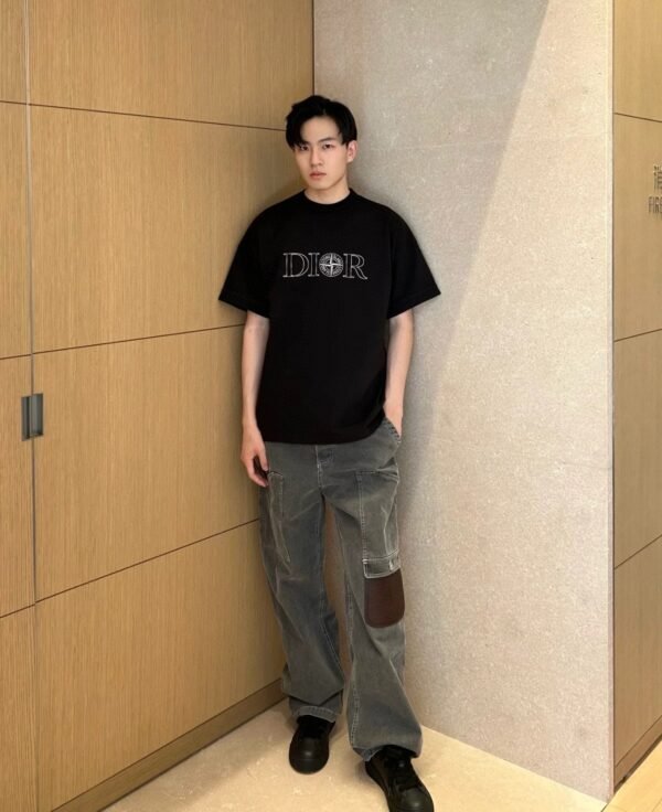 DIOR original CD x Stone Stone Island T-shirt