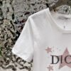 DIOR 2025 new summer T-shirt five-pointed star pattern short sleeves Pure cotton high quality version