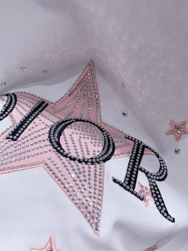 DIOR 2025 new summer T-shirt five-pointed star pattern short sleeves Pure cotton high quality version