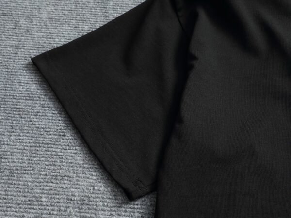 LOEWE new solid color letter dislocation embroidery high-quality cotton T-shirt