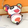 Louis Vuitton LV x TM Superflat Panda Keychain is a collaboration between the brand and Japanese artist Takashi Murakami