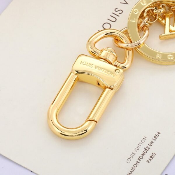 Louis Vuitton LV x TM Superflat Panda Keychain is a collaboration between the brand and Japanese artist Takashi Murakami