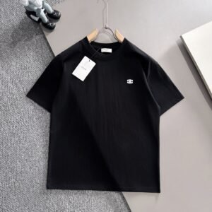 CELINE new summer spring and summer high version fabric is made of 270g high-density pure cotton material