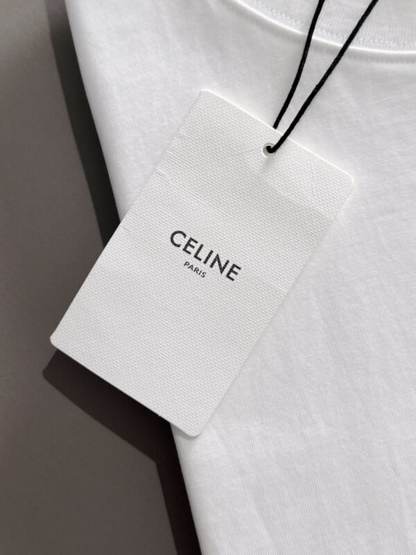 CELINE new summer spring and summer high version fabric is made of 270g high-density pure cotton material