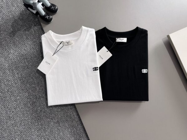 CELINE new summer spring and summer high version fabric is made of 270g high-density pure cotton material