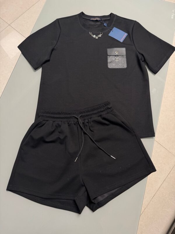 Louis Vuitton short-sleeved shirt + shorts set