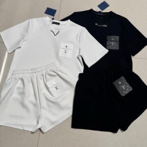Louis Vuitton short-sleeved shirt + shorts set