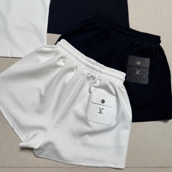 Louis Vuitton short-sleeved shirt + shorts set