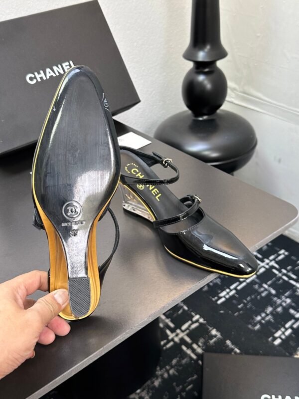 Chanel’s new high heels are made of lambskin