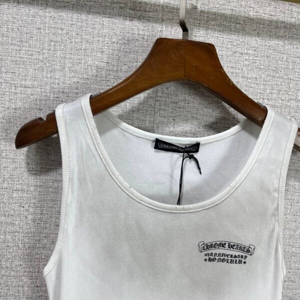 chrome hearts Sanskrit printed aged vest