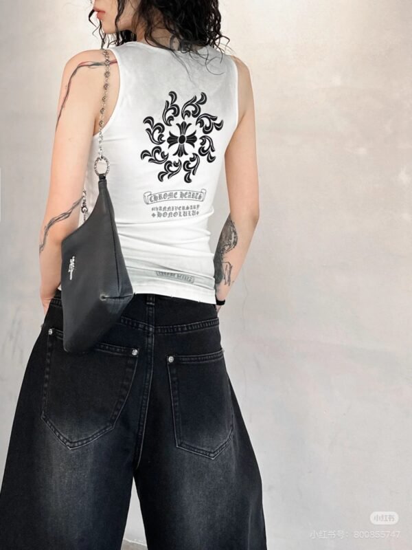 chrome hearts Sanskrit printed aged vest
