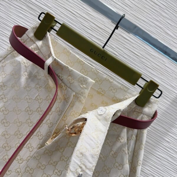 GUCCI 2025 new printed women’s shorts with belt