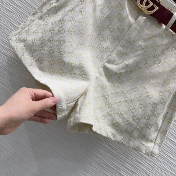 GUCCI 2025 new printed women’s shorts with belt