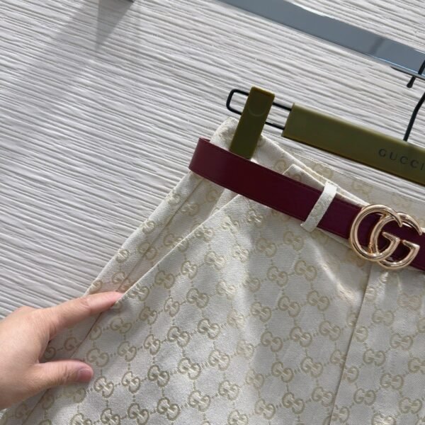 GUCCI 2025 new printed women’s shorts with belt
