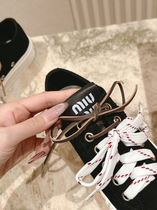 miumiu casual canvas sole thickness 3cm advanced version 35-41