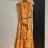 Max Mara 2025 New Arrival Sleeveless Belt Dress