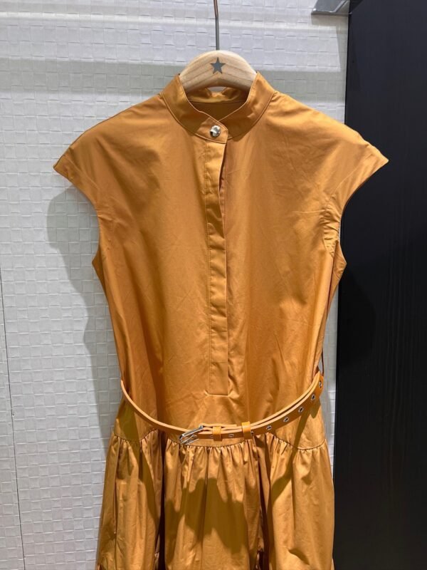 Max Mara 2025 New Arrival Sleeveless Belt Dress