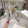 Dior 25 new woven embroidered high heels height 8.5cm