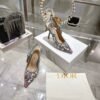 Dior 25 new woven embroidered high heels height 8.5cm