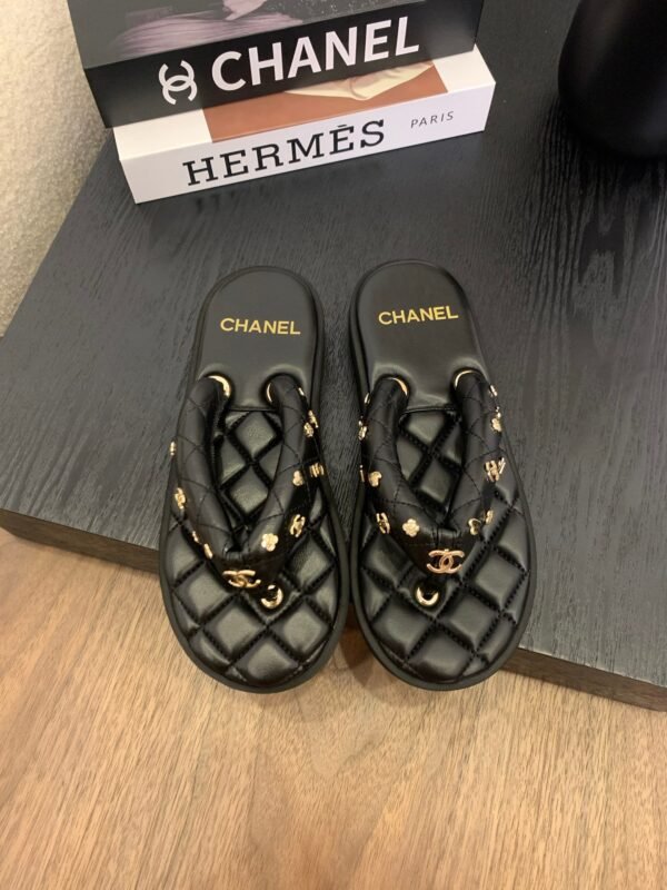 Chanel’s new summer slippers are available in three colors