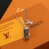 lv letter perfume bottle necklace