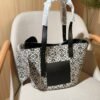 Loewe classic canvas elephant tote bag tote basket hand shopping bag 29×25×15cm