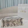 DIOR Beige Millefiori Embroidered Medium Book Tote 36 x 27.5 x 16.5cm Premium