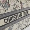 DIOR Beige Millefiori Embroidered Medium Book Tote 36 x 27.5 x 16.5cm Premium