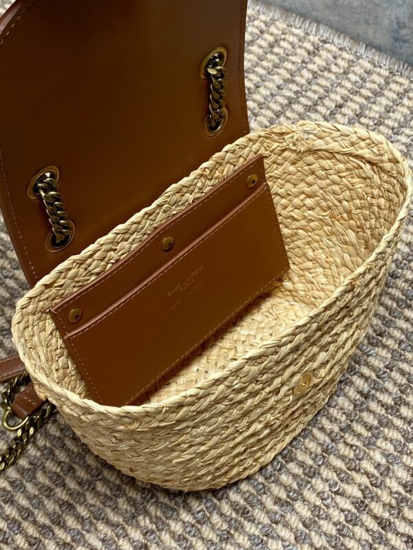 YSL new straw mini MANON bag high-end version 23x12x6cm