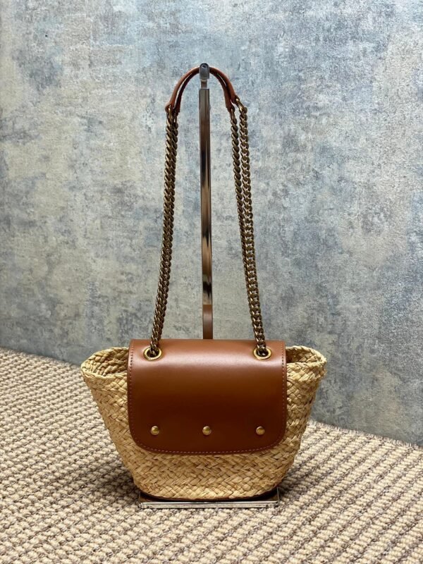 YSL new straw mini MANON bag high-end version 23x12x6cm