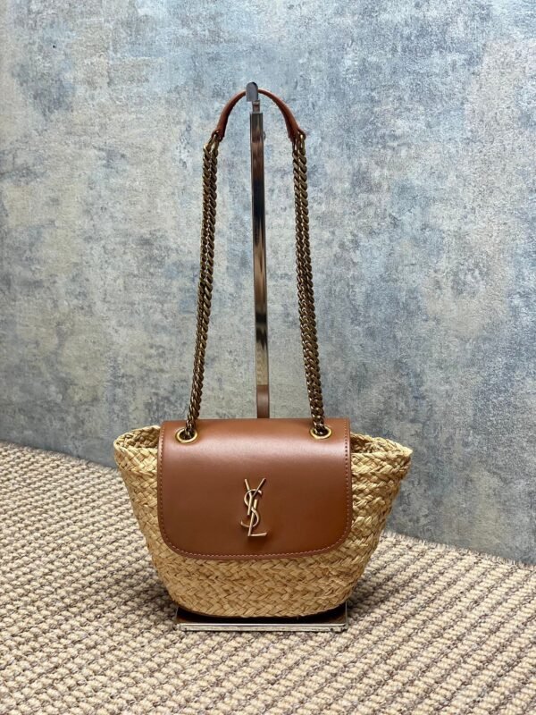 YSL new straw mini MANON bag high-end version 23x12x6cm