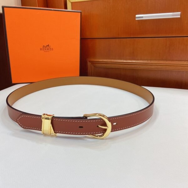 Hermès Ecuyere calfskin belt premium version width 2.4cm