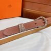 Hermès Ecuyere calfskin belt premium version width 2.4cm