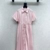 miu miu pink short sleeve dress quality dress