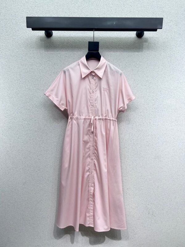 miu miu pink short sleeve dress quality dress