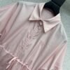 miu miu pink short sleeve dress quality dress