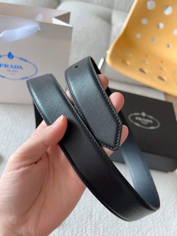PRADA belt premium version genuine leather material width 3.8cm