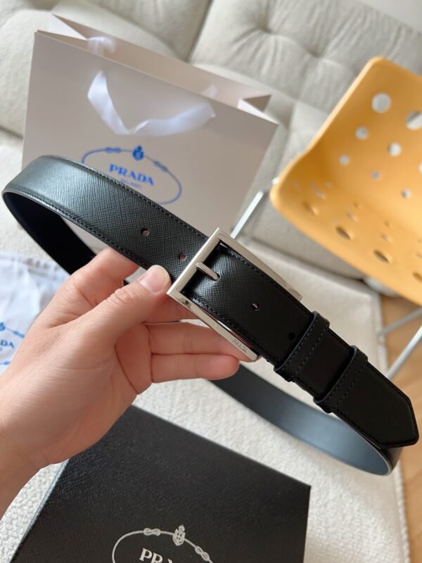 PRADA belt premium version genuine leather material width 3.8cm