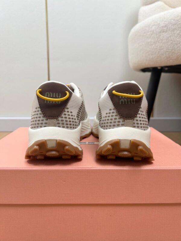 miumiu 2025 new technology fabric sneakers Premium Shoe thickness: 3.5cm