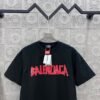 BALENCIAGA Simple letter LOGO + BB big letter printing process 330g round neck short sleeve high quality T-shirt